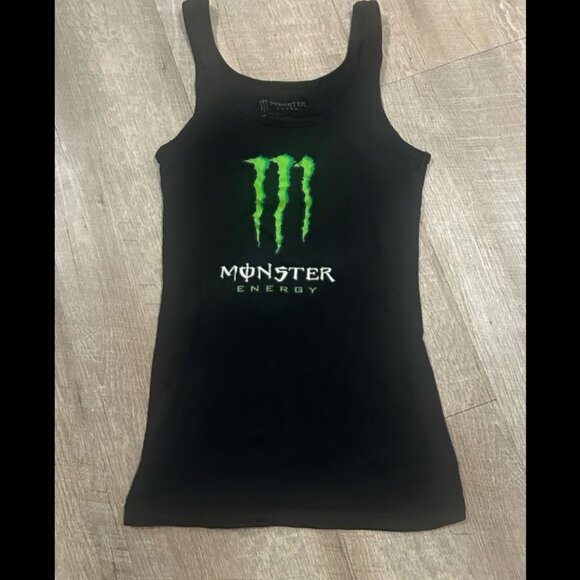 Y2K Monster Energy Tank Top Women’s Medium - Picture 1 of 5